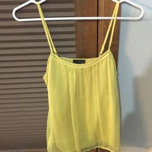 The limited yellow tank top